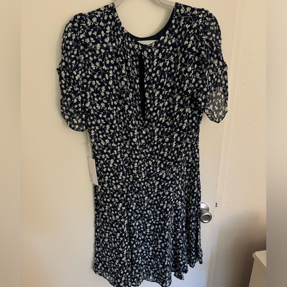 NWT Reformation Violette mini-dress in Elyse sz 12 - Picture 6 of 10